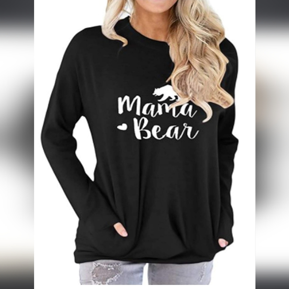 Black Mama Bear Women's Pullover